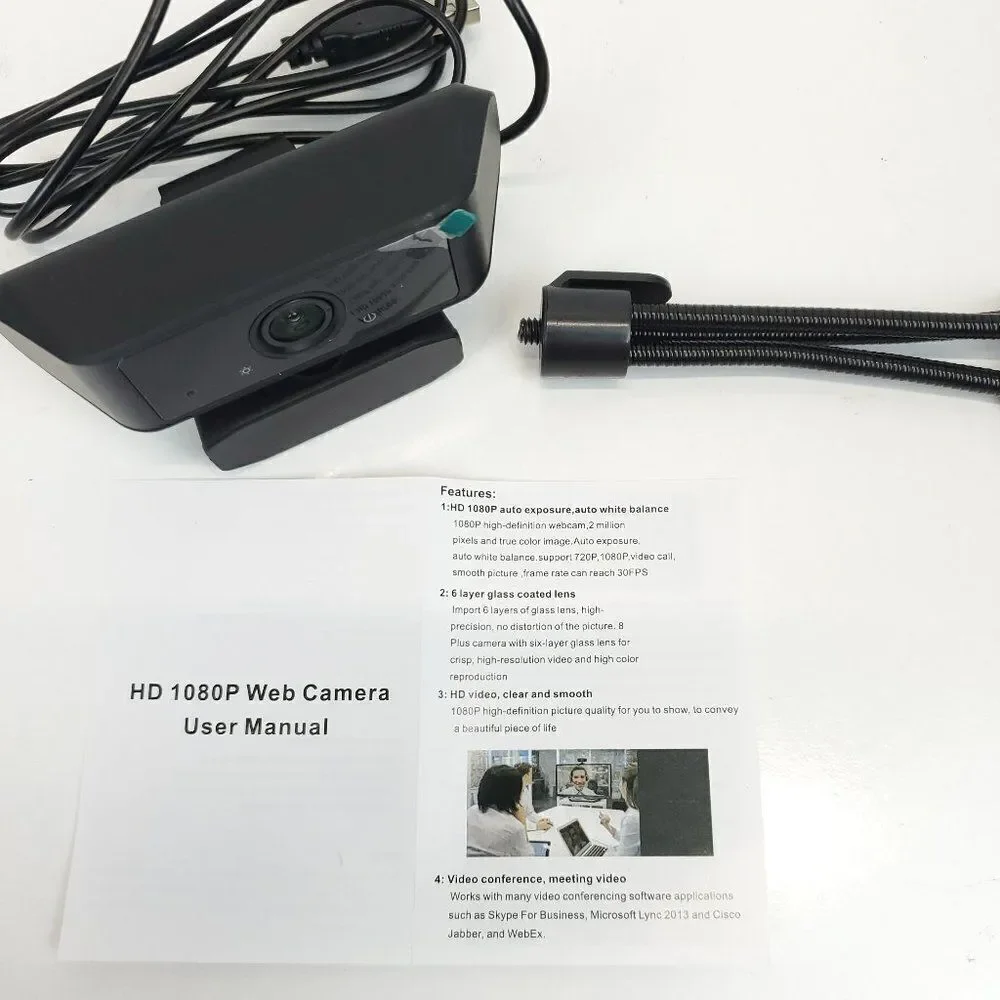 USB Video Camera 1080p Webcam OPEN BOX